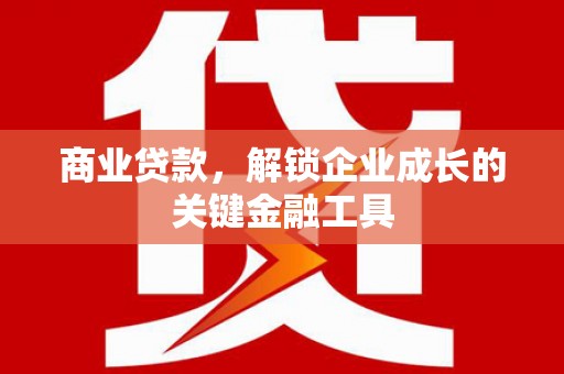 吴忠商业贷款，解锁企业成长的关键金融工具