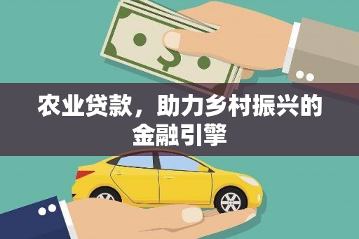 吴忠农业贷款，助力乡村振兴的金融引擎