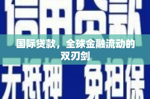 吴忠国际贷款，全球金融流动的双刃剑