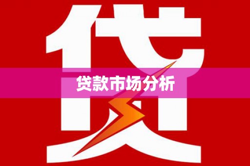 吴忠贷款市场分析