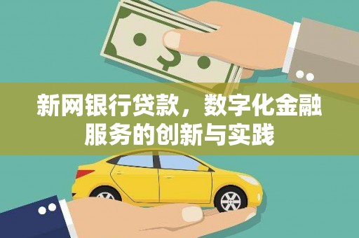 吴忠新网银行贷款，数字化金融服务的创新与实践