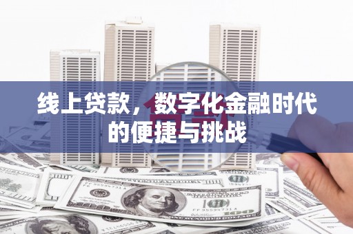 吴忠线上贷款，数字化金融时代的便捷与挑战