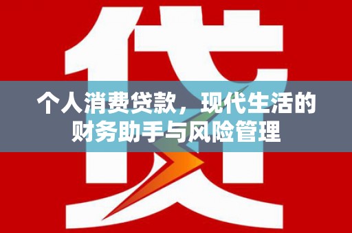 吴忠个人消费贷款，现代生活的财务助手与风险管理