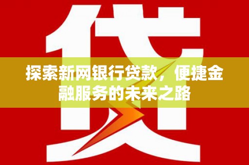 吴忠探索新网银行贷款，便捷金融服务的未来之路