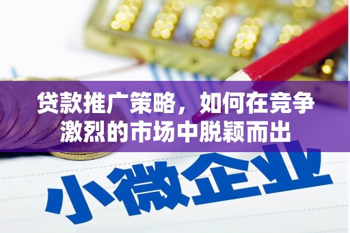 吴忠贷款推广策略，如何在竞争激烈的市场中脱颖而出