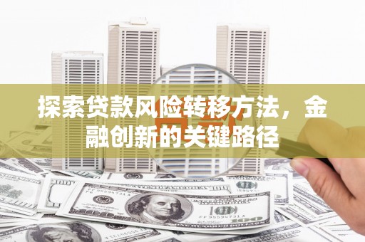 吴忠探索贷款风险转移方法，金融创新的关键路径