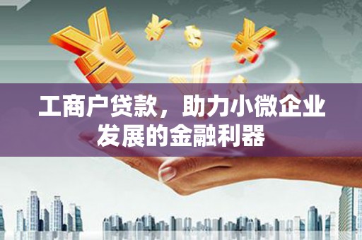 吴忠工商户贷款，助力小微企业发展的金融利器