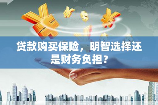 吴忠贷款购买保险，明智选择还是财务负担？