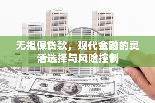 吴忠无担保贷款，现代金融的灵活选择与风险控制