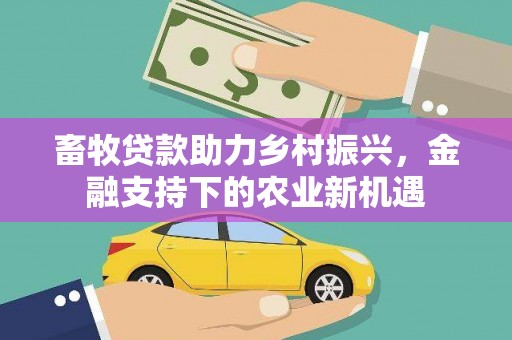 吴忠畜牧贷款助力乡村振兴，金融支持下的农业新机遇