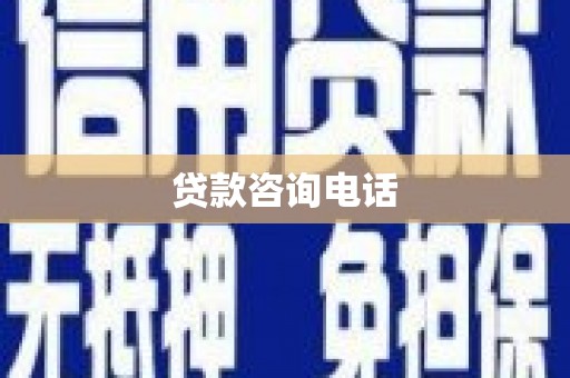 吴忠贷款咨询电话