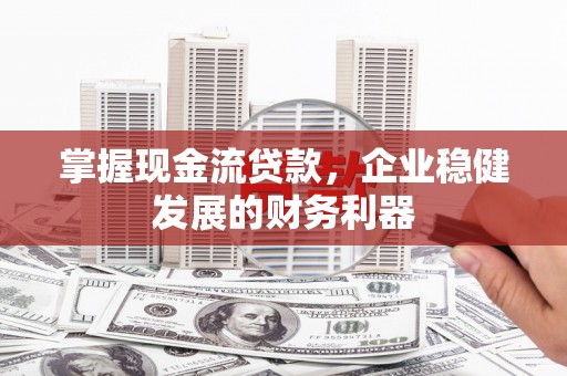吴忠掌握现金流贷款，企业稳健发展的财务利器