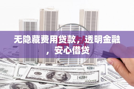 吴忠无隐藏费用贷款，透明金融，安心借贷
