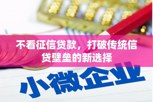 吴忠不看征信贷款，打破传统信贷壁垒的新选择