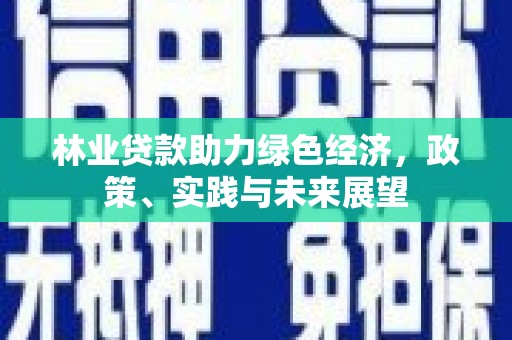 吴忠林业贷款助力绿色经济，政策、实践与未来展望