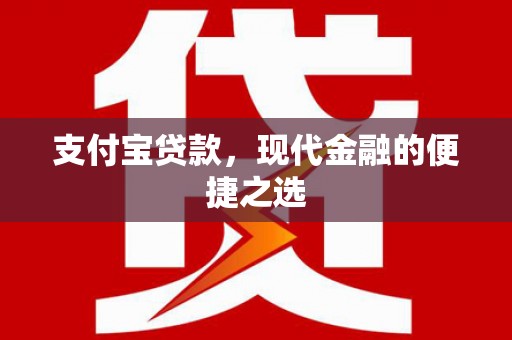吴忠支付宝贷款，现代金融的便捷之选
