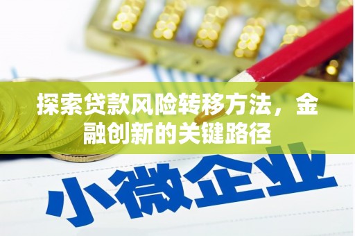 吴忠探索贷款风险转移方法，金融创新的关键路径