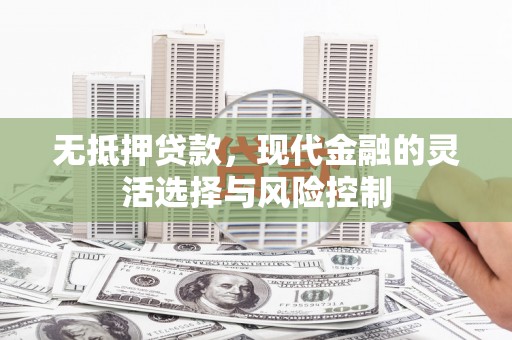 吴忠无抵押贷款，现代金融的灵活选择与风险控制