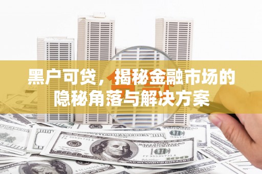 吴忠黑户可贷，揭秘金融市场的隐秘角落与解决方案