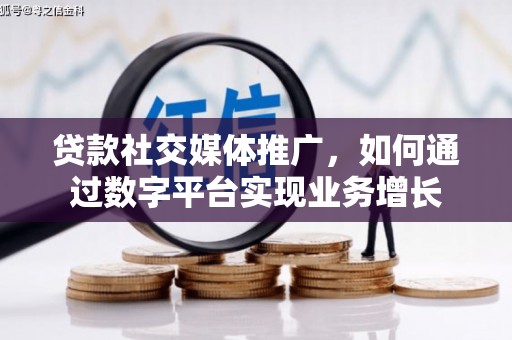 吴忠贷款社交媒体推广，如何通过数字平台实现业务增长