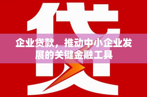 吴忠企业贷款，推动中小企业发展的关键金融工具
