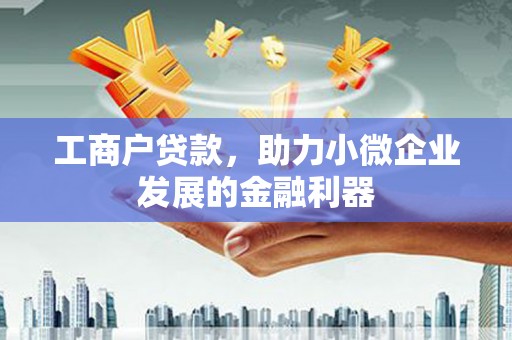 吴忠工商户贷款，助力小微企业发展的金融利器