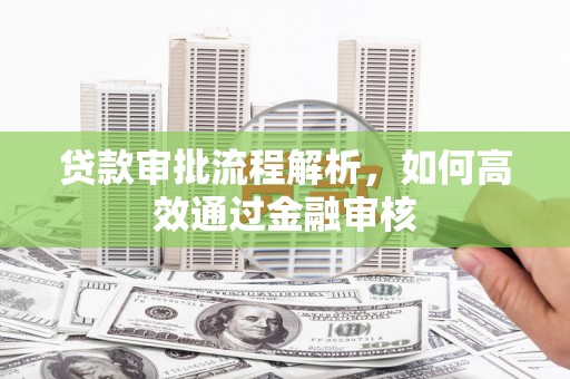 吴忠贷款审批流程解析，如何高效通过金融审核