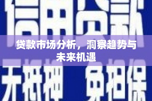 吴忠贷款市场分析，洞察趋势与未来机遇