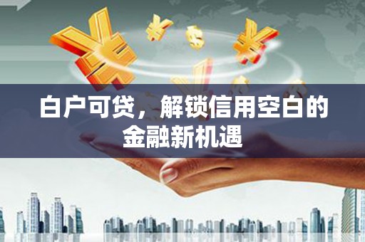 吴忠白户可贷，解锁信用空白的金融新机遇