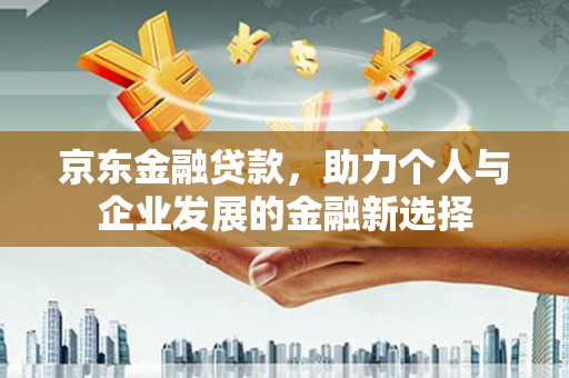 吴忠京东金融贷款，助力个人与企业发展的金融新选择