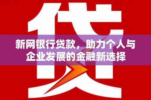吴忠新网银行贷款，助力个人与企业发展的金融新选择