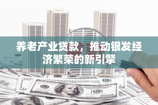 吴忠养老产业贷款，推动银发经济繁荣的新引擎