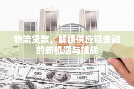 吴忠物流贷款，解锁供应链金融的新机遇与挑战