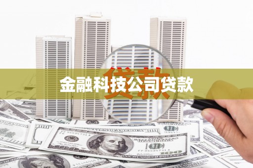 吴忠金融科技公司贷款