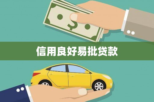 吴忠信用良好易批贷款