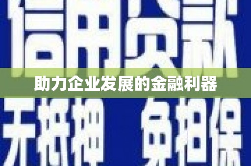 吴忠助力企业发展的金融利器