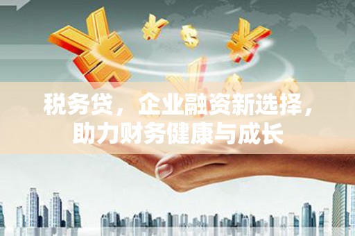 吴忠税务贷，企业融资新选择，助力财务健康与成长