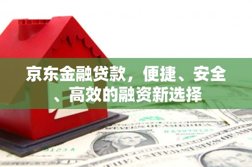 吴忠京东金融贷款，便捷、安全、高效的融资新选择